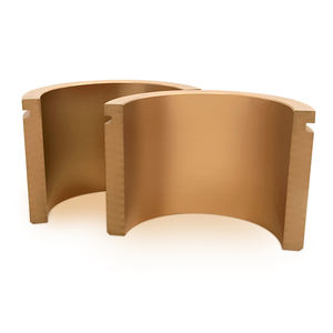 Carcasa de rodamiento de impacto de rendimiento tipo manguito con brida para equipos de minería, rodamientos de bolas de empuje, carcasa dividida - Product Image 4