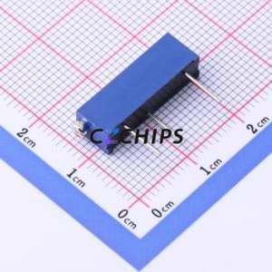 Resistencia Ajustable/Potenciómetro CT-20EP503, Componente de Orificio Pasante (THT)-3P, Resistencia de 6.4x5mm, 50kOhm, 10%, 500mW, 100ppm ℃ - Product Image 2