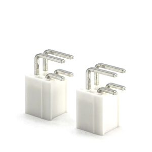 Conector de pines en ángulo recto de 4.2mm de doble fila WAFER 5557: 90 °   Cable Luminoso DIP 2*2P PA66 (1000 Unidades/Bolsa) - Product Image 1