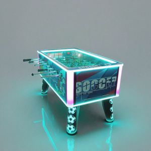 Mesa de Futbolín Estándar Barata para 2 Jugadores, Operada con Monedas, Ideal para Fiestas o Interacciones, en Venta - Product Image 3