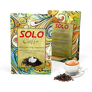 カスタム1kgコーヒー豆包装袋プラスチックジッパーアルミコーヒーバッグバルブ再利用可能平底袋 - Product Image 1