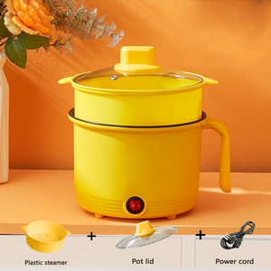 Poêle électrique domestique à revêtement antiadhésif épaissi 1,8 L avec couvercle en verre trempé pour usage domestique - Product Image 2