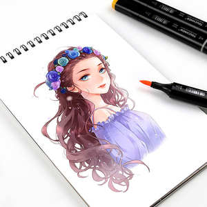 Marqueurs permanents <span class=keywords><strong>à</strong></span> double pointe Guangna, série classique, <span class=keywords><strong>à</strong></span> base d'<span class=keywords><strong>alcool</strong></span>, pour l'art, 30/40/60/80/168 couleurs, vente chaude - Product Image 4