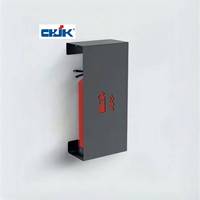 Armoire murale industrielle moderne en acier au carbone rouge durable pour extincteur, meuble de bureau, boîte de rangement de sécurité flexible