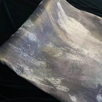 Tissus tissés 100 % polyester teints en fil de haute précision, style encre de designer, jacquard, style chinois, pour rideaux et canapés, vente en gros, collection 2022