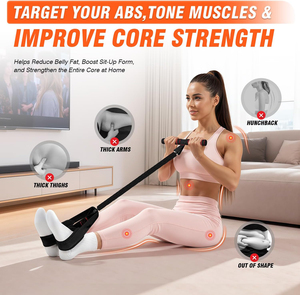 Bandes de résistance à pédales avec poignées, équipement <span class=keywords><strong>d</strong></span>'exercice amélioré pour abdominaux <span class=keywords><strong>et</strong></span> entraînement complet du corps, thérapie physique, entraînement - Product Image 4