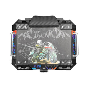 Baúl <span class=keywords><strong>para</strong></span> Motocicleta de Material PP <span class=keywords><strong>con</strong></span> Capacidad <span class=keywords><strong>para</strong></span> Casco Completo 36L/45L/57L Baúles Universales <span class=keywords><strong>para</strong></span> Motocicleta y Automóvil - Product Image 4