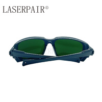 Lunettes de sécurité laser certifiées en polycarbonate haute protection OD8+ pour soudage laser manuel 900-1100 nm
