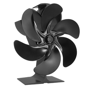 New Large Air Volume 6 Blades <strong>Fan</strong> <strong>for</strong> <strong>Wood</strong> Log <strong>Burning</strong> Heat Powered <strong>Stove</strong> <strong>Fans</strong> - Product Image 1