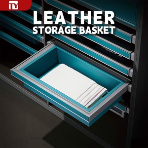 Best Selling TIANYI TY-9011 <b>Wardrobe</b> <b>Hardware</b> Aluminum Alloy Leather Storage Basket - Product Image 1