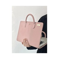 Sacoche d'ordinateur portable de luxe en cuir végétalien, étui de protection professionnel gravé sur mesure, étui technique portable et fin, cadeau d'affaires exécutif