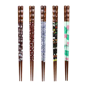 Высококачественные многоразовые бамбуковые и деревянные палочки для суши