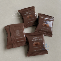 Sachet d'emballage en plastique imprimé personnalisé, scellé au chocolat, pour bonbons, snacks, biscuits, barres et confiseries – Vente en gros