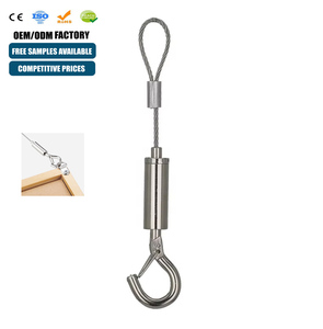 Kits de suspension pour éclairage de plafond à support solide de style nouveau, câble en acier galvanisé/inox/aluminium, luminaires AC 220V - Product Image 1