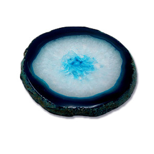 Sottobicchiere in Agata Naturale Grezza, Isolante Termico Stile Americano per Tazze da Tè - Product Image 5