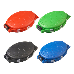 Palmer petites boîtes de matériel de pêche étanche accessoires de pêche boîte organisateur boîte de rangement <span class=keywords><strong>tortue</strong></span> forme 12 compartiments étui - Product Image 6
