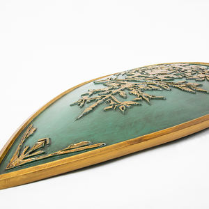 Épée de chevalier d'élite Dark <span class=keywords><strong>Souls</strong></span>, motif herbe verte, accessoire de cosplay - Product Image 3