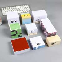 Bloc-notes adhésifs personnalisés avec logo, promotion commerciale, impression sur quatre faces, blocs de papier, blocs de mémo avec palette en bois