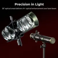 Support de Gobo pour Projecteur Photo SP Air Spotlight RF 10C/20C Alimenté par CC, Inclut 10 GOBOs Métalliques Précis