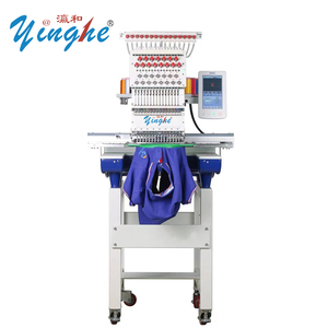 Yinghe เครื่องปักโมโนแกรมอัตโนมัติ15เข็มขนาด360*510มม. สำหรับเสื้อยืดทรงหมวกแบนมี3ฟังก์ชัน - Product Image 2