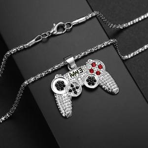 Collana dell'Amicizia per Migliori Amici con Controller di Gioco in Cristallo Colorato, Stile Punk Hip Hop, per Figlio e Nipote - Product Image 5