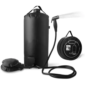 Camping Shower Portable Pressure Shower Outdoor Shower Bag 12L Folding Water Bag