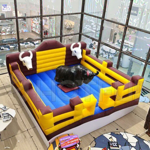 Ngoài trời Crazy Bull đi xe máy trò chơi cơ khí Rodeo Bull cưỡi Máy Inflatable cơ khí Bull đi xe - Product Image 1