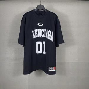 Maglia da basket Paris New <span class=keywords><strong>B</strong></span> Brand Co-branded 01 in cotone, ricamata e stampata, casual, ampia, senza colletto - Product Image 1