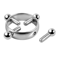 TikTok — anneau de mamelon ajustable en acier inoxydable, sans Piercing, produit populaire, 1 pièce