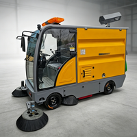 Balayeuse de sols industrielle autopropulsée ZMT E-64 G40 à batterie, grande capacité 240L pour parcs logistiques et entrepôts