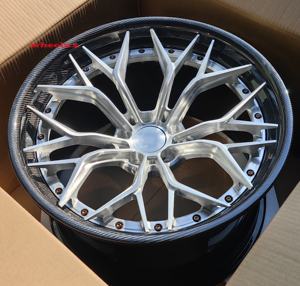 ล้อรถยนต์อัลลอยด์อะลูมิเนียมคาร์บอนไฟเบอร์แบบฟอร์จ ขนาด 19 20 21 22 นิ้ว 5x114.3 สำหรับ Nissan <span class=keywords><strong>GTR</strong></span> R35 <span class=keywords><strong>R34</strong></span> R33 R32 แบบสั่งทำพิเศษ - Product Image 3