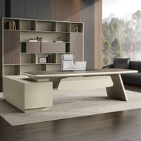Table de bureau moderne pour cadres, bureau de direction haut de gamme pour salle de direction