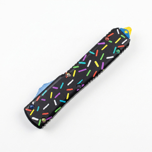 MICRO TECH UT Cuchillo de bolsillo plegable multifuncional de alta dureza, herramienta portátil de autodefensa para el hogar y exteriores - Product Image 4
