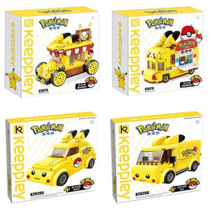Ensemble de blocs de construction Pokem-on Car Classic Anime Center House <span class=keywords><strong>Pikachu</strong></span> Charizard Venusaur, modèle de jouet pour enfants, cadeau pour poupée - Product Image 2