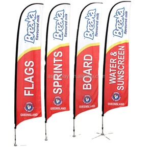 <span class=keywords><strong>Bandiera</strong></span> della spiaggia 70*330cm per 4.5m bandiere personalizzate per pubblicità esterna bandiere con piume <span class=keywords><strong>a</strong></span> doppia faccia stampate solo <span class=keywords><strong>bandiera</strong></span> - Product Image 1