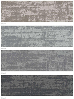 Moquette commerciale pour hôtel en PVC, découpe de moquette de luxe, carreaux de moquette modulaires amovibles pour bureau, moquette de sol 50x50
