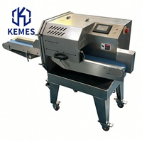Nouvelle machine industrielle automatique à trancher la viande cuite, en acier inoxydable 304, haute efficacité, épaisseur réglable, usage commercial, pour le bœuf