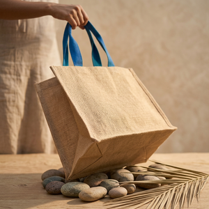 Bolsa de Yute de Alta Calidad, Ecológica, de Fibra Natural, Reutilizable, para Compras, Promoción de Marca y Venta al por Mayor - Product Image 1