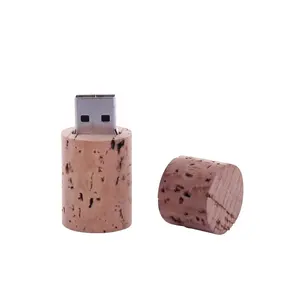 Regalo promozionale prezzo all'ingrosso chiavetta USB vino rosso tappo tappo in legno chiavetta Usb 2.0 3.0