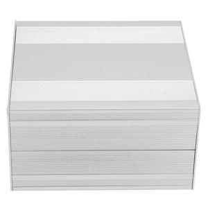 Carcasa de Aluminio Extruido Anodizado Plateado, Fabricación de Metal para Componentes Electrónicos PCB, Fabricante Personalizado OEM ODM - Product Image 3