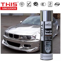 Vernis à laque effet métal argenté revêtement de voiture haute chaleur pour roues miroir or liquide chrome peinture en aérosol métal