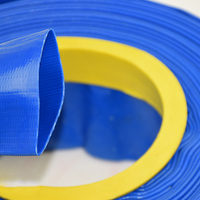 Nouveau tuyau plat de qualité supérieure 50m 100m 2 pouces 4 pouces 6 pouces 8 pouces 10 pouces 12 pouces Tuyau d'arrosage flexible en PVC