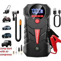 Démarreur de Voiture Intelligent Multifonction 12V 4000A avec Compresseur d'Air Intégré et Batterie Externe – Prise en Charge OEM, Vente en Gros Fabricant