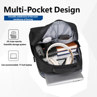 Sac à dos en nylon léger et imperméable pour affaires, durable, pour trajets quotidiens, école, décontracté, voyage, ordinateur portable – Vente chaude en usine