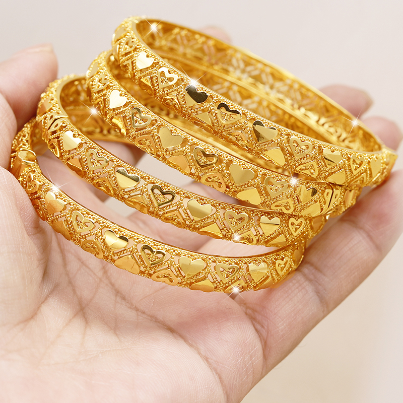 african gold bangles