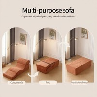 Grenzüberschreitender Erwachsenen-Yoga-Liegestuhl: Modernes, minimalistisches Design, tragbares, dreifach faltbares Stoffsofa mit Kompressionsschaumstoff für Inversionsübungen