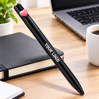 Stylo Bille Publicitaire en Promotion – Créatif, Simple, Idéal comme Cadeau, Personnalisable avec Logo, en Plastique avec Clip Thermocollant pour l'École