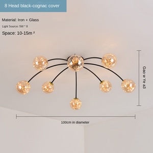 Lámpara de Araña LED de Lujo de Estilo Moderno y Postmoderno, Control Remoto, Base de Cristal K9 de Acero Inoxidable, IP33, 2700K CCT para Sala de Estar - Product Image 2