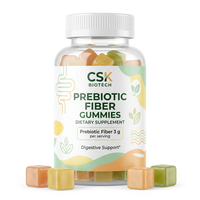 Gummies de fibres prébiotiques pour adultes – Soutien digestif et santé intestinale – Supplément riche en fibres, inuline, FOS – OEM, ODM, marque privée, formule personnalisée