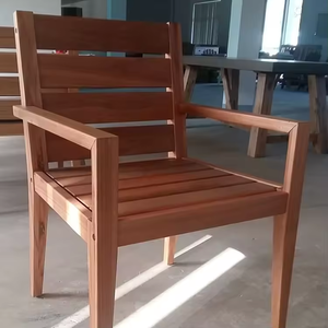 Mobili di alta qualità <span class=keywords><strong>in</strong></span> Teak <span class=keywords><strong>in</strong></span> vimini con cuscini impermeabili giardino sala da pranzo sedia da <span class=keywords><strong>esterno</strong></span> <span class=keywords><strong>in</strong></span> <span class=keywords><strong>legno</strong></span> - Product Image 1